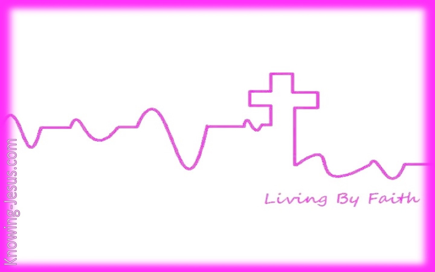 Living By Faith (devotional) (pink)